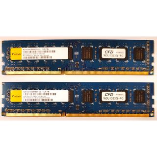 デスクトップPC用メモリ CFD W3U1333Q-4G 4GB DDR3(PCパーツ)