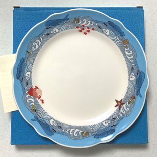 ジブリ(ジブリ)の希少【新品 未使用】スタジオジブリ 崖の上のポニョ ノリタケ お皿 プレート(食器)