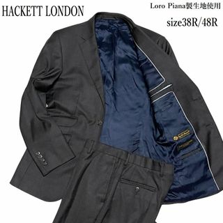 ロロピアーナ(Loro Piana)のハケット ロンドン ロロピアーナ セットアップスーツ 48 グレー ジャケット(セットアップ)