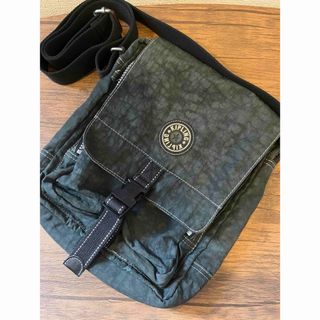 キプリング(kipling)のUSED訳あり★キプリング　kipling ショルダーバッグ　ナイロン　グリーン(ショルダーバッグ)