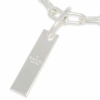 グッチ(GUCCI)のGUCCI グッチ プレートトップ チェーン ネックレス シルバー925(ネックレス)