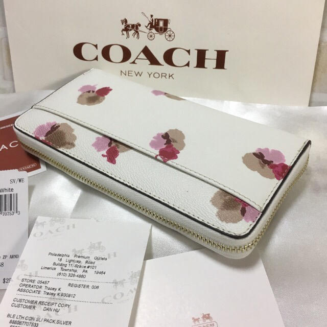 COACH(コーチ)のプレゼントにも❤️新品コーチ正規品ラウンドファスナー長財布F53794 レディースのファッション小物(財布)の商品写真