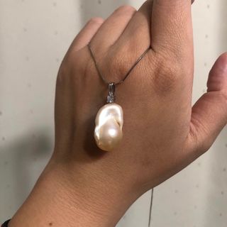 淡水パール　真珠　バロック　ネックレス　ペンダント(ネックレス)