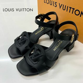 ルイヴィトン(LOUIS VUITTON)のM11322 ヴィトン イソラライン レザー ストラップ サンダル ロゴ (サンダル)
