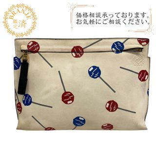 ロエベ(LOEWE)のロエベ LOEWE クラッチバッグ
 ロリポップキャンディ ホワイト(クラッチバッグ)
