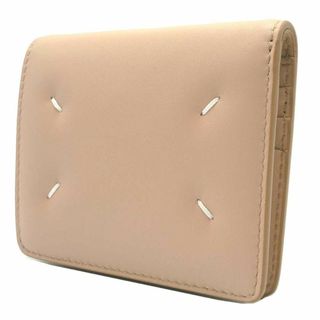 メゾンマルジェラ(Maison Margiela（旧Maison Martin Margiela）)の【新品】メゾンマルジェラ S56UI0140 P4985 財布 二つ折り財布(小銭入れあり) Maison Margiela 11 レザー 4ステッチ コンパクト ミニ財布 レディース(財布)