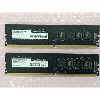DDR4 16GB (8GB x 2枚) Team製メモリ