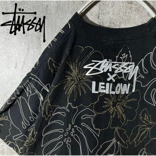 ステューシー(STUSSY)の[大人気]　ステューシー　Tシャツ　LEILOW　総柄　ハイビスカス　存在感◎(Tシャツ/カットソー(七分/長袖))