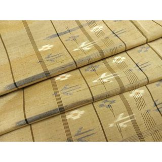 平和屋着物●上質な紬  間道　正絹　逸品　未使用　AAAY5631ph(着物)