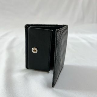小銭入れ メンズ 本革 カーボン レザー コインケース 薄型 紳士 ビジネス 黒(コインケース/小銭入れ)