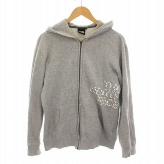 ザノースフェイス(THE NORTH FACE)のザノースフェイス ジップアップ パーカー スウェット 長袖 L グレー(パーカー)