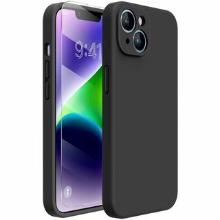 Miracase いphone14 ケース【レンズ保護】【シリコン触り心地良い】