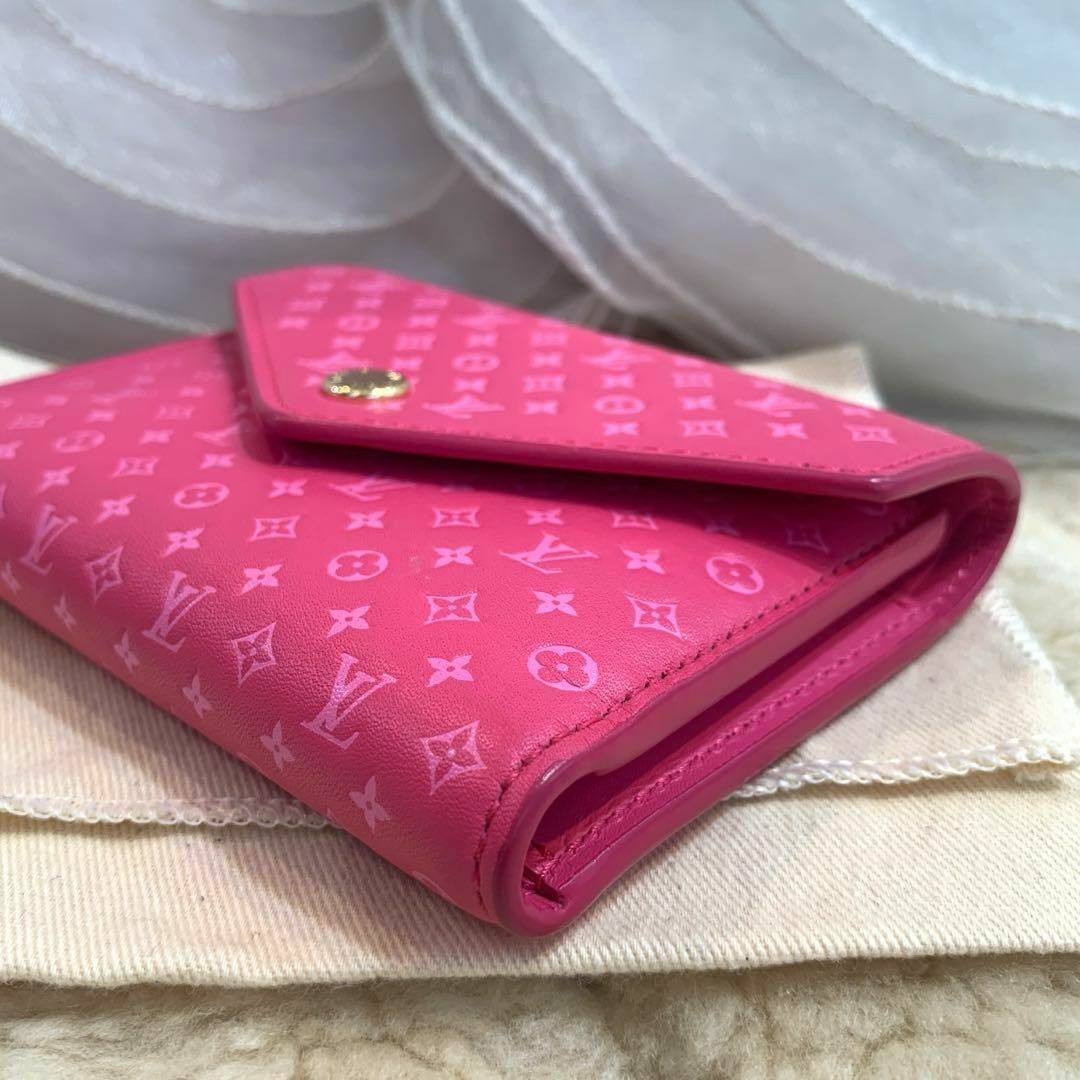 【ルイヴィトン】ヴィクトリーヌウォレット ナノグラム レザー LOUIS VUITTON - ☆超美品☆ルイヴィトン ナノグラム