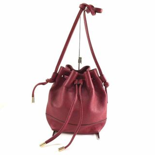 ローズバッド ROSE BUD 巾着ショルダーバッグ ポシェット フェイクレザー(ショルダーバッグ)