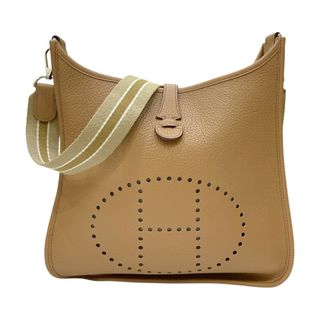 エルメス(HERMES)の　エルメス HERMES エヴリン1 PM □L刻印 タバックキャメル シルバー金具 トリヨンクレマンス レディース ショルダーバッグ(ショルダーバッグ)