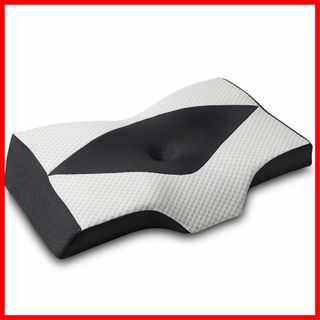 【色:グレー_サイズ:57cm×41cm】MyeFoam 枕 安眠 肩がラク 低