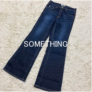 サムシング(SOMETHING)のSOMETHING LISA フレアデニムパンツ(デニム/ジーンズ)