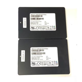 RW-196 SAMSUNG 128GB SSD 2.5インチ 厚み7㎜ 2点(PCパーツ)