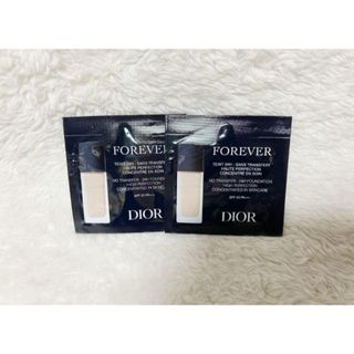 クリスチャンディオール(Christian Dior)の【即購入OK】ディオール　スキンフォーエヴァーフルイドマット　1N サンプル(サンプル/トライアルキット)