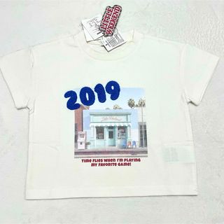90cm 新品 未使用 タグ付き littleweekend 半袖 綿100