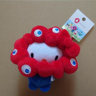 ハローキティ★ミャクミャクなりきりぬいぐるみ　カラビナ付き　大阪関西万博