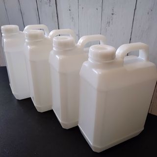 【４個セット】 ポリ容器　２Ｌポリ容器　 防災 　災害　 ポリタンク　アウトドア