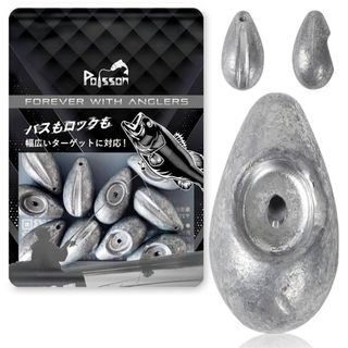 Poisson（ポアソン） 鉛 ティアドロップ型 フリーリグ フリリグシンカー 