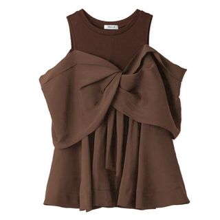 FRAY I.D - FRAYI.D フレイアイディー カットコンビペプラムトップス 25ss
