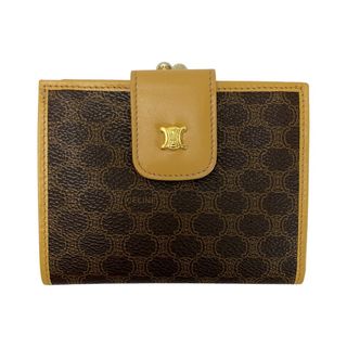 ☆☆CELINE セリーヌ マカダム柄 オールドセリーヌ M13 ブラウン 2つ折り財布