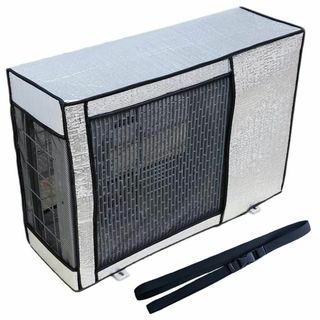 【数量限定】Yixintech エアコン室外機カバー 固定用ベルト付き 室外機保