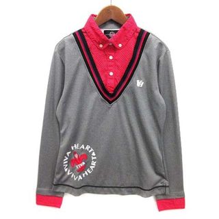 ビバハート VIVA HEART ゴルフ レイヤード風 ジャージー シャツ 長袖