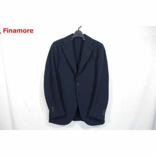 【定番】フィナモレ　黒紺ウールジャケット　FINAMORE