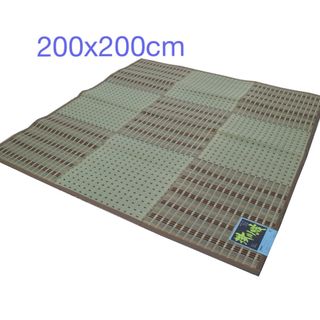 い草ラグ　200x200cm コンパクトい草ラグ　掛川織調　