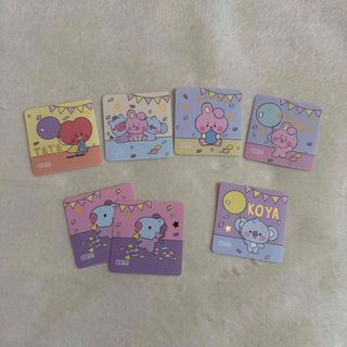 BTS BT21 ステッカー 詰め合わせ 7点(アイドルグッズ)