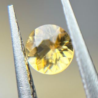 2個セット シトリン？ 3.4mm 2.9mm ラウンド ルース