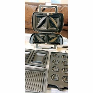 Vitantonio 白　ワッフルメーカー　ホットサンドメーカー