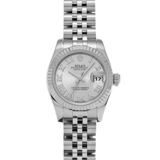 ロレックス(ROLEX)の中古 ロレックス ROLEX 179174 ランダムシリアル グレー レディース 腕時計(腕時計)