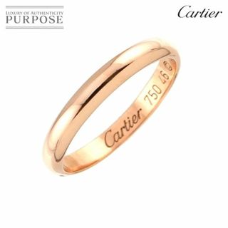カルティエ(Cartier)のカルティエ Cartier 1895 クラシック #46 リング 幅2.5mm K18 PG ピンクゴールド 750 指輪 90285589(リング(指輪))