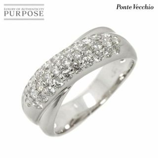 ポンテヴェキオ(Ponte Vecchio)のポンテヴェキオ Ponte Vecchio 8号 リング ダイヤ 0.50ct K18 WG ホワイトゴールド 750 指輪 90286731(リング(指輪))