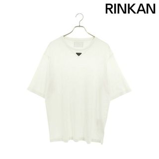 プラダ(PRADA)のプラダ  UJN861 トライアングルプレートコットンTシャツ メンズ M(Tシャツ/カットソー(半袖/袖なし))