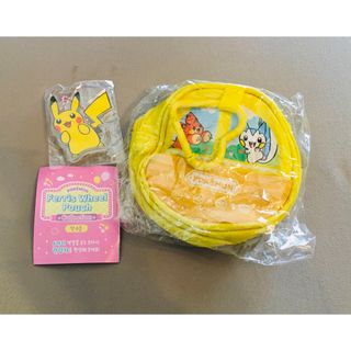 韓国限定ロッテワールドポケモンガチャポーチ　ピカチュウ (キャラクターグッズ)