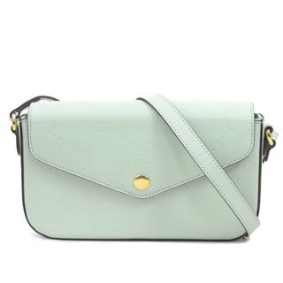 グッチ(GUCCI)のグッチ GUCCI ショルダーバッグ スーパーミニ レザー ペールグリーン レディース 772794 送料無料【中古】 90156a(ショルダーバッグ)