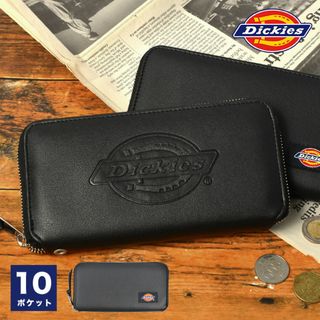 ディッキーズ(Dickies)の長財布 メンズ ラウンドファスナー ブランド ディッキーズ Dickies ラウンドジップ 大容量 おしゃれ シンプル 長サイフ ウォレット 小銭入れ 男子 中学生 高校生 学生 通学 子供 こども 大人 ビジネス 通勤(長財布)