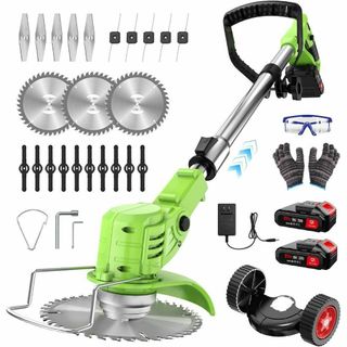 草刈り機 充電式 高性能 21V 4000mAhのバッテリー総容量 強力電動草刈(その他)