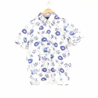 トミーヒルフィガー(TOMMY HILFIGER)の美品 TOMMY HILFIGER トミーヒルフィガー ワイシャツ XL コットン100％ 半袖 花柄 アロハ メンズ AM6901A57 (シャツ)