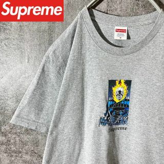 シュプリーム(Supreme)の[大人気]　シュプリーム　Tシャツ　炎　ドクロ　骸骨　ワンポイント　存在感◎(Tシャツ/カットソー(七分/長袖))
