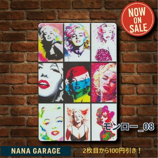 ★モンロー_08★看板 マリリン[20250730]アウトドア好き レトロ風 
