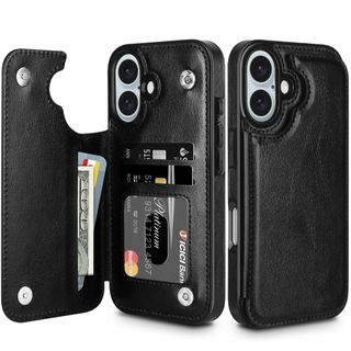 VOFOLEN for iPhone 16 ケース カード収納 背面 手帳型 い