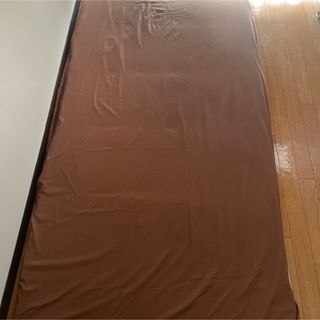 HEVUMYI コーヒーブラウン シングル ボックスシーツ