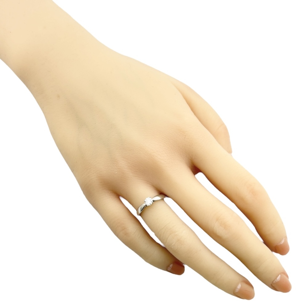 ティファニーハーモニーリング　ダイア　プラチナ　8号　中古 Tiffany & Co. - ティファニー ハーモニー リング 指輪 8号